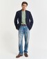 Gant Slim Piqué Crew Neck Uni Graphic Logo Shield Embroidery T-Shirt Kalamata Green