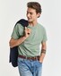 Gant Slim Piqué Crew Neck Uni Graphic Logo Shield Embroidery T-Shirt Kalamata Green