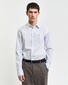 Gant Slim Striped Stretch Poplin Pointed Collar Overhemd Licht Blauw