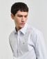 Gant Slim Striped Stretch Poplin Pointed Collar Overhemd Licht Blauw