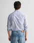 Gant Slim Striped Stretch Poplin Pointed Collar Shirt College Blue