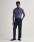 Gant Slim Subtle Shield Embroidery Piqué Uni Poloshirt Dark Jeansblue Melange