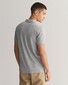 Gant Slim Subtle Shield Embroidery Piqué Uni Poloshirt Grey Melange