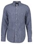 Gant Small Checked Poplin Button Down Overhemd College Blue