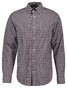 Gant Small Checked Poplin Button Down Overhemd Plumped Red