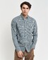 Gant Small Checked Poplin Button Down Shirt Deep Forest Green