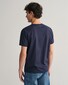 Gant Small Graphic Crew Neck T-Shirt Avond Blauw