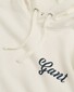 Gant Small Graphic Pattern Drawcord Hoodie Pullover Eggshell