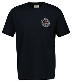 Gant Small New Haven 1949 Graphic Short Sleeve T-Shirt Zwart