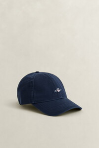 Gant Small Shield Cotton Twill Cap Marine