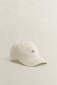 Gant Small Shield Cotton Twill Cap Putty