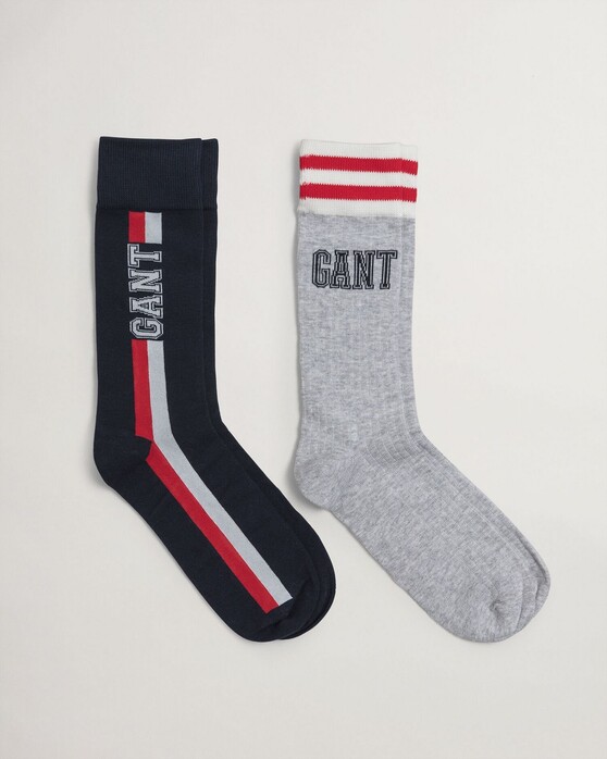 Gant Socks 2Pack Box Evening Blue