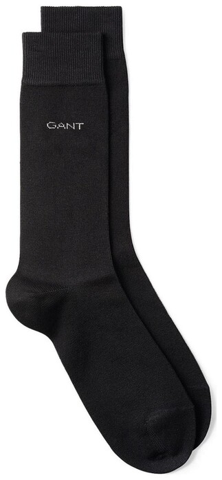 Gant Soft Cotton Socks Sokken Zwart