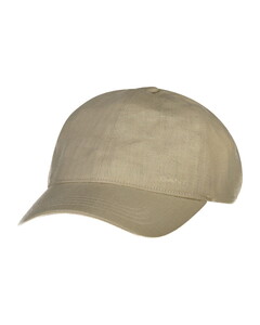Gant Solid Color Linen Cap Oat Beige