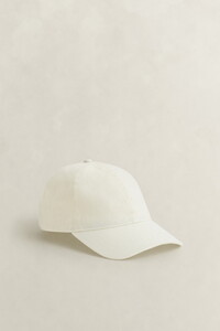 Gant Solid Color Linnen Cap Cream