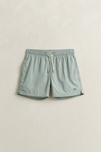 Gant Solid Color Swim Shorts Ceramic Grey