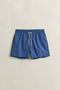 Gant Solid Color Swim Shorts Vintage Blue