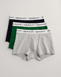 Gant Solid Color Trunks 3Pack Underwear Light Grey