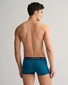 Gant Solid Color Trunks 3Pack Underwear Petrol Blue