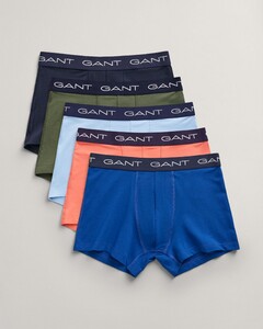 Gant Solid Color Trunks 5Pack Ondermode College Blue