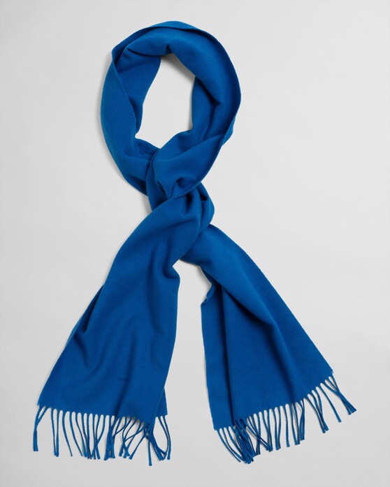 Gant Solid Wool Scarf Sjaal Strong Blue