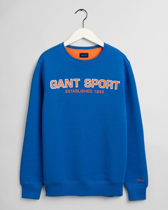Gant Sport C-Neck Trui Strong Blue