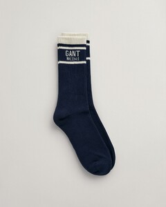 Gant Sport NH 1949 Logo Socks Evening Blue