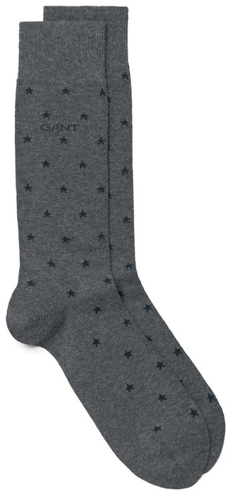Gant Star Socks Sokken Houtskool Grijs