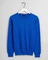 Gant Stretch Cotton Contrast C-Neck Pullover Nautical Blue