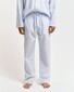 Gant Stripe Pajama Set Shirt and Pants Nachtmode Licht Blauw