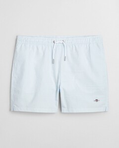 Gant Stripe Seersucker Swim Short Fresh Blue