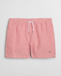 Gant Stripe Seersucker Swim Short Ruby Red