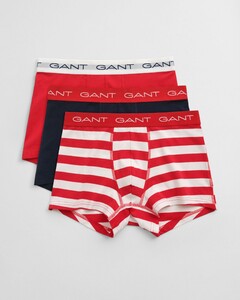Gant Stripe Trunk 3Pack Ondermode Bright Red