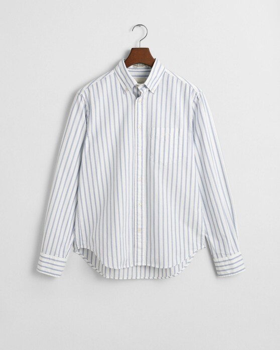 Gant Striped Archive Oxford Organic Cotton Overhemd Eggshell