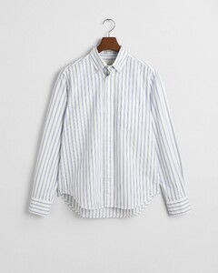 Gant Striped Archive Oxford Organic Cotton Shirt Eggshell