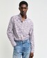 Gant Striped Poplin Button Down Overhemd Wijnrood