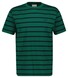 Gant Striped Short Sleeve Crew Neck T-Shirt Deep Forest Green