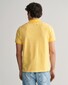 Gant Striped Short Sleeve Piqué Poloshirt Smooth Yellow