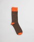 Gant Striped Socks Sokken Warm Khaki