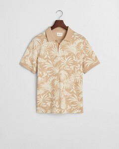 Gant Stylish Tropical Pattern Polo Zand