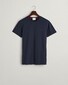 Gant Subtle Contrast Logo Crew Neck T-Shirt Avond Blauw