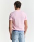 Gant Subtle Contrast Logo Crew Neck T-Shirt California Pink