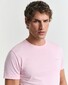 Gant Subtle Contrast Logo Crew Neck T-Shirt California Pink