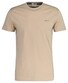 Gant Subtle Contrast Logo Crew Neck T-Shirt Zand
