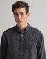 Gant Subtle Herringbone Flanel Overhemd Antraciet