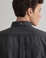 Gant Subtle Herringbone Flanel Overhemd Antraciet