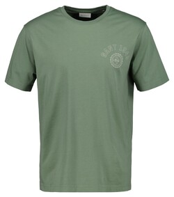 Gant Subtle Logo 1949 Garment Washed Crew Neck T-Shirt Dry Green