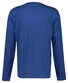 Gant Subtle Logo Embroidery Long Sleeve Round Neck T-Shirt Vintage Blue