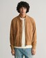 Gant Suede Bomber Jacket Dark Khaki