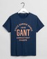 Gant Summer Graphic T-Shirt Insignia Blue